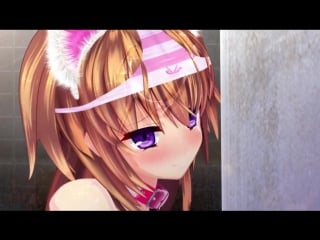 Hentai сюрприз в туалете (хентай 3d, порево, порно, неко, анальные шарики, анал, киска, большой член, большие сиськи)