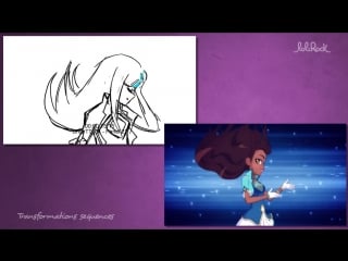 Lolirock behind the scene transformations sequences
