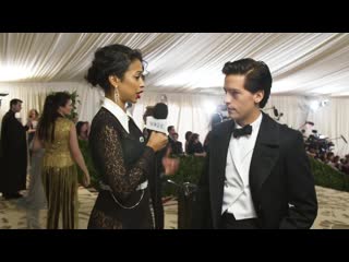 Cole sprouse on interning at the met and his artistic aspirations met gala 2018 with liza koshy mp4