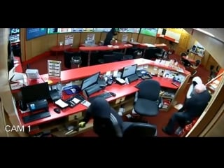 Cctv footage of 85 year old tackling armed raiders goes viral