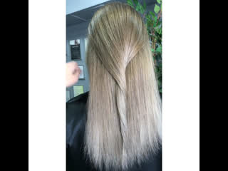 Блонд в накрутке