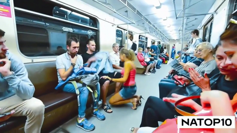 Общественный секс в метро - порно видео на afisha-piknik.ru