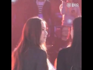 151104 krystal victoria ending 17th korea china music festival