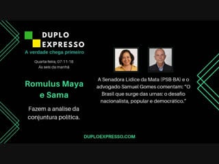 Duplo expresso 7/nov/2018