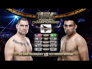 Fabricio werdum vs cain velasquez 1