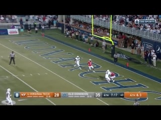 College football highlights old dominion upsets no 13 virginia tech