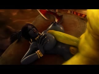 Xsara (x'sara) x orc tittyfuck; paizuri; masturbation; big boobs; 3d sex porno hentai; [world of warcraft]