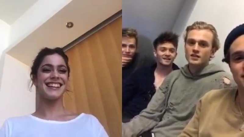 Tini stoessel con the vamps пряма трансляція