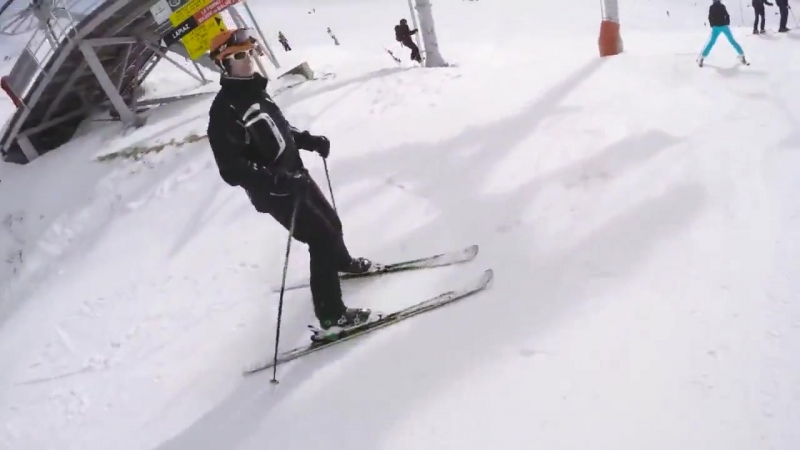 Когда лыжи твое призвание © видеожесть