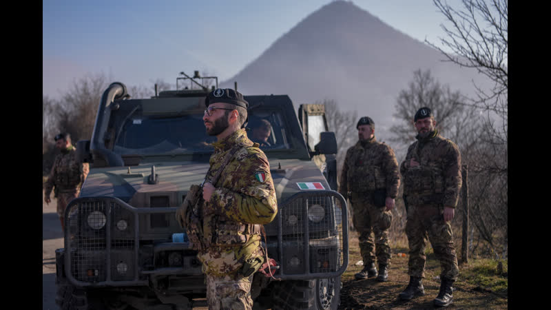 Live aus rudare spannungen im kosovo wegen serbischer strassenblockaden