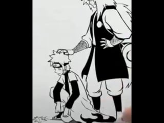 Jiraya and naruto