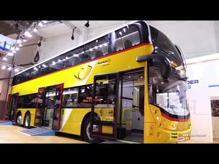 2020 alexander dennis enviro 500 intercity double decker bus exterior interior walkaround