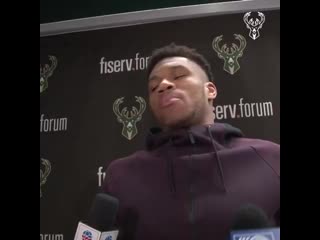Giannis interview after game vs 76ers