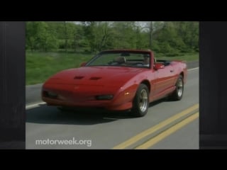 Retro review 1991 pontiac trans am convertible