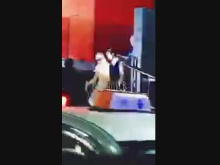 [fancam] 31 10 18 xiumin já foi embora do smtown wonderland 2018 junto com baekhyun e kai cr cb4016cb smtownwonderland