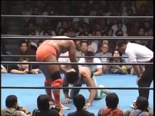 Mitsuharu misawa vs kenta kobashi (ajpw october giant series 1998 tag 18)