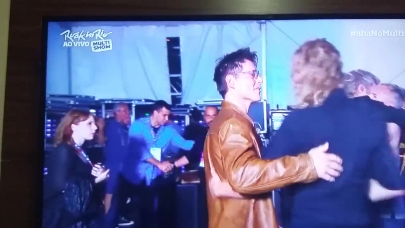 Palco porn video – Backstage antes de entrar no palco rir