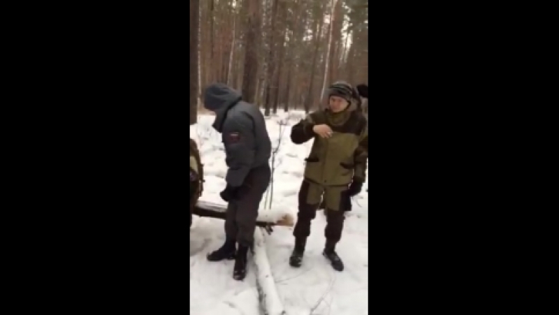 Наколол по башкирски дров))