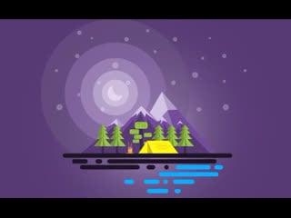 Illustrate landscape in adobe illustrator
