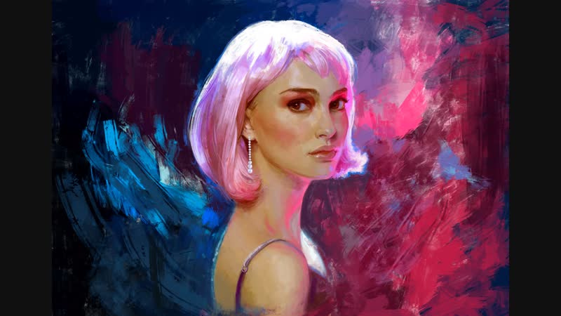 Ночной стрим (рисую натали портман)