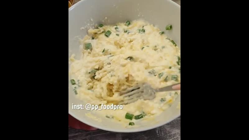 Рецептик пышной и усной сырной лепёшки