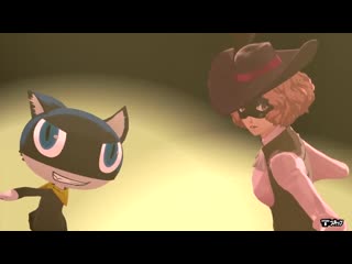 Persona 5 royal haru and morgana show time porn