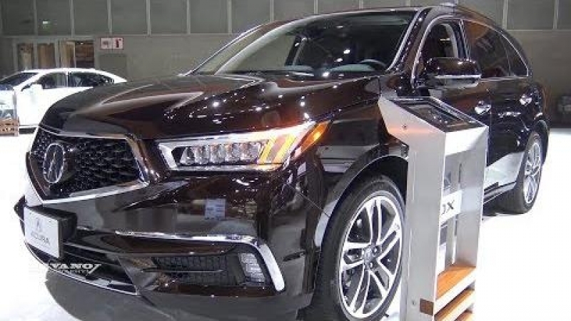 2018 acura mdx exterior and interior walkaround