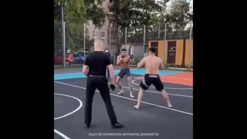 Блогерно дворовый боевой гопак какой то бородатый vs какой то тиктокер злой