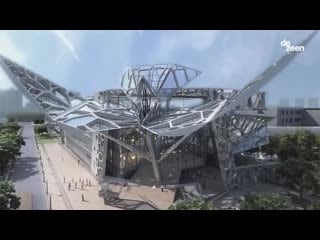 Shape shifting exhibition center in china opens and closes like a transformer