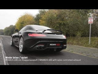 Brabus 600 auf basis gts mit klappenauspuff brabus 600 based on gts with valve