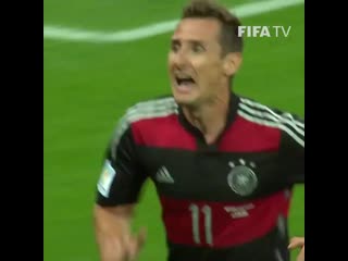 Onthisday five year ago, miroslav klose scored his record breaking 16th fifa worldcup goal