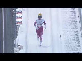 Spectacular finish of anna fernstaedt in winterberg