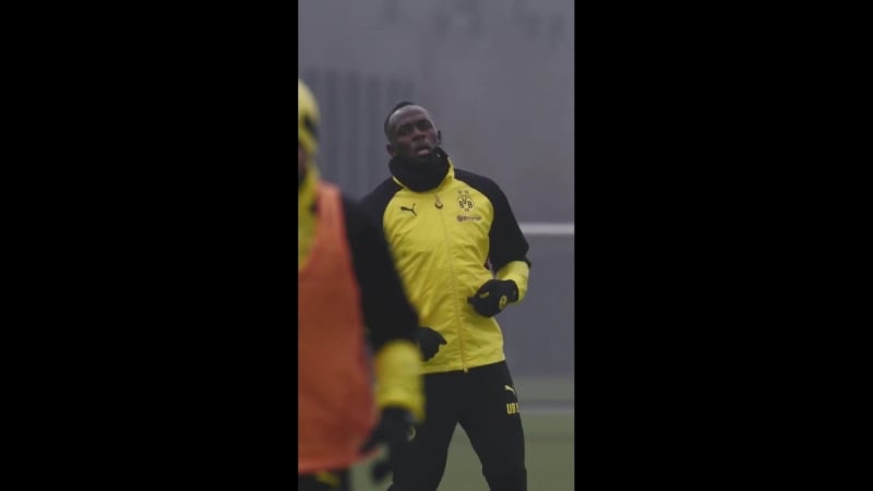 Усэйн болт приступил к тренироа в дортмундской "боруссии" 😱