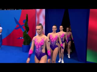 Replay 2019 european games trampoline synchro women, individual men and aerobics groups finals