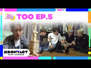 [rus] [kcon tact] ep 5 too real idol 24hr