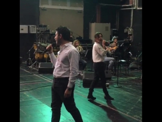 Rehearsals with tina arena
