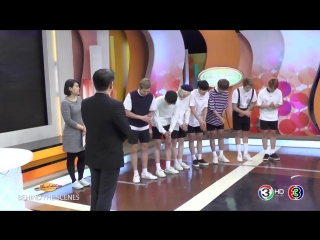 151005 bts @ morning news tv3 bangkok behind the scenes