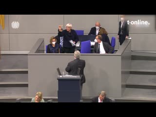 Bundestag maske von afd abgeordnetem sorgt für ärger video