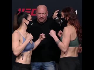 Alexis davis vs sabina mazo / weighin faceoff