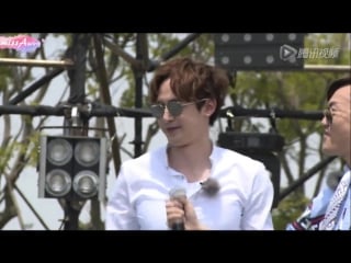 150618 2pm nichkhun calls miss a jia sister on youth trainee
