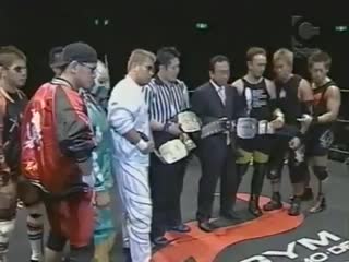 Genki horiguchi, ryo saito & susumu yokosuka vs dragon porn, kenichiro arai, masaaki mochizuki (toryumon japan)