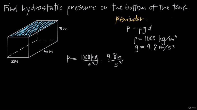 [22 applications of integrals physics] 190 hydrostatic pressure