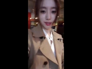 180913 eunjung instagram live video