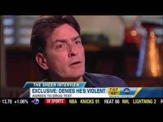 Charlie sheen drugs accusation