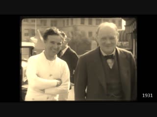 Winston churchill and charlie chaplin 1931
