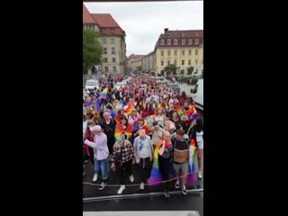 Csd dresden die schrägen bunten linken vögel brauchen keine masken