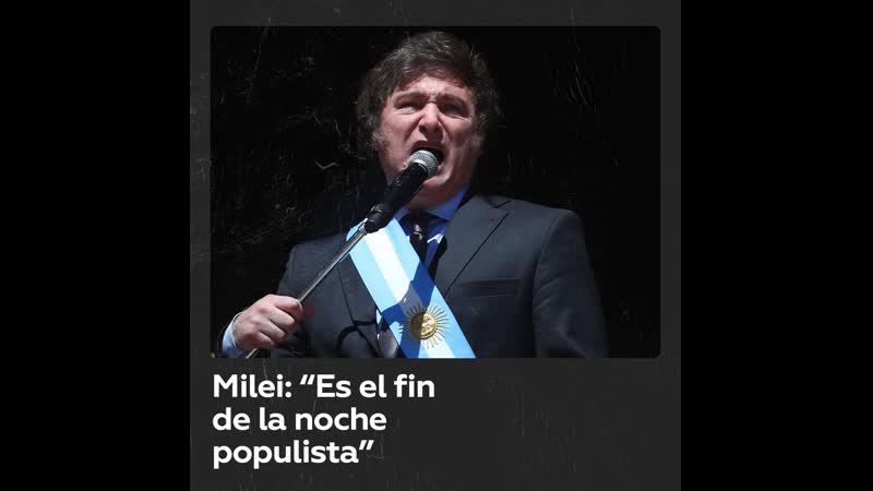 Javier milei proclama desde la casa rosada el fin del populismo en argentina