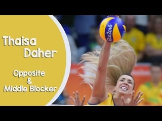 The best of thaisa daher (opposite middle blocker )