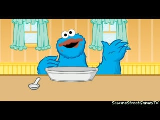 Sesame street cookie monster alphabet soup porn game