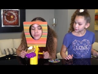 Pumpkin pie face challenge! (haschak sisters rematch)